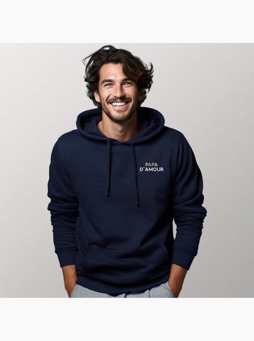 Hoodie Homme - PAPA D'AMOUR COLORÉ CŒUR - Kiabi Hoodie Homme - PAPA D'AMOUR COLORÉ CŒUR - Kiabi
