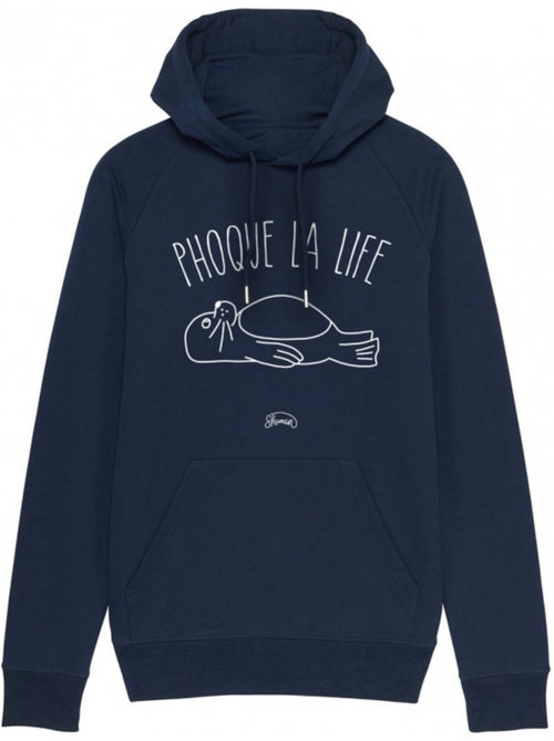 Hoodie Homme - PHOQUE LA LIFE - Kiabi Hoodie Homme - PHOQUE LA LIFE - Kiabi