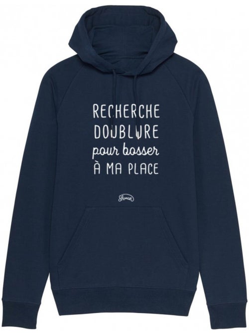 Hoodie Homme - RECHERCHE DOUBLURE POUR BOSSER A MA PLACE - Kiabi Hoodie Homme - RECHERCHE DOUBLURE POUR BOSSER A MA PLACE - Kiabi