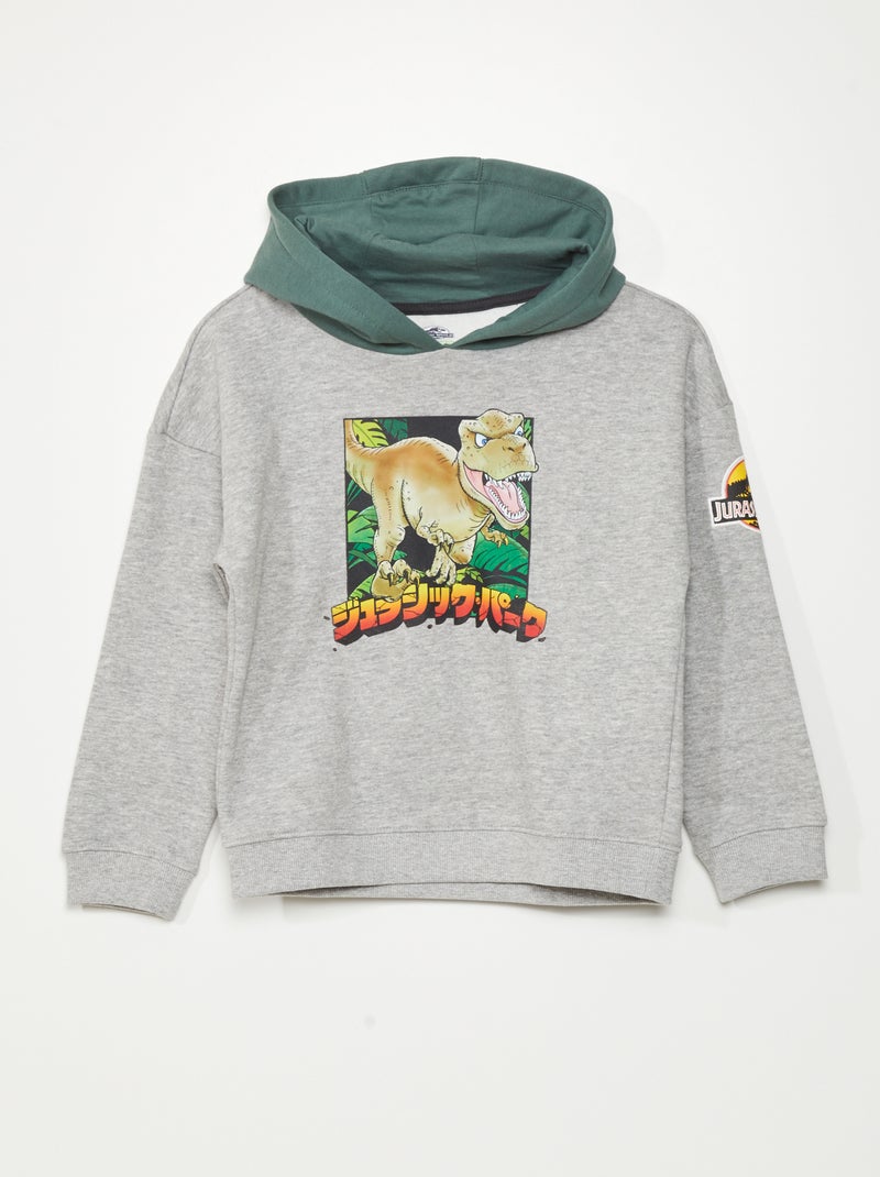 Hoodie 'Jurassic Park' Grijs - Kiabi