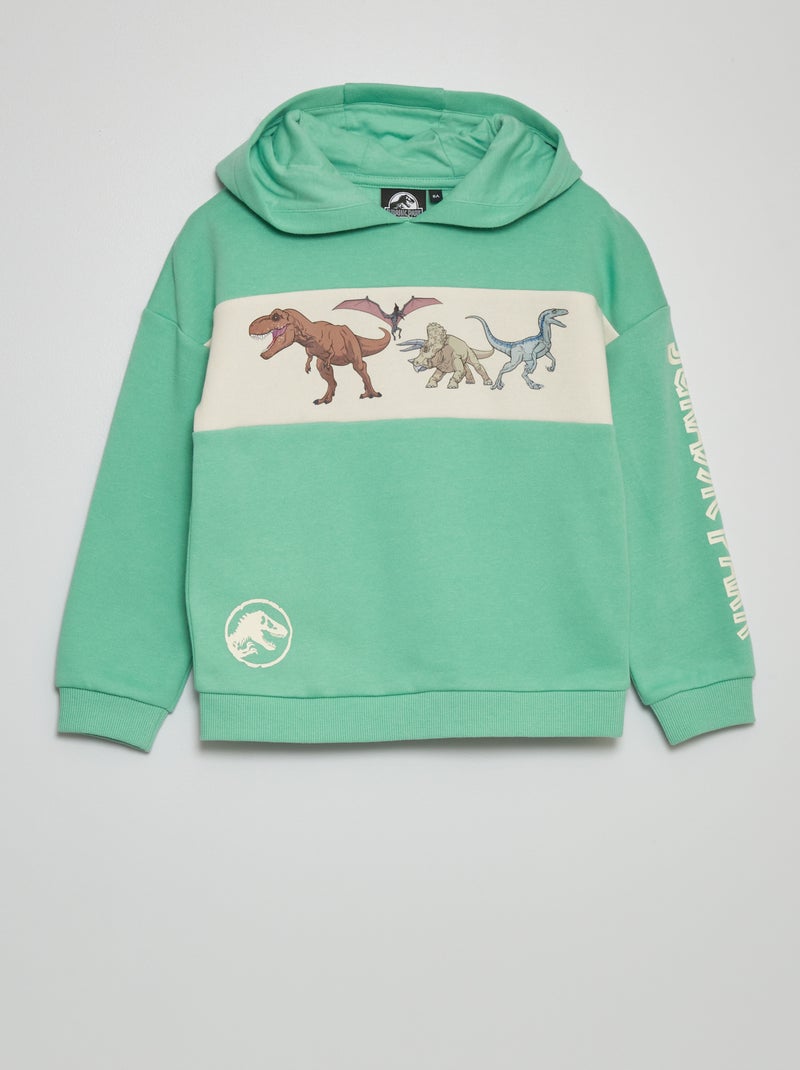 Hoodie 'Jurassic Park' GROEN - Kiabi