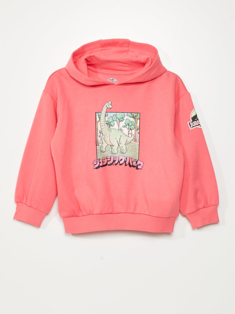 Hoodie 'Jurassic Park' Roze - Kiabi