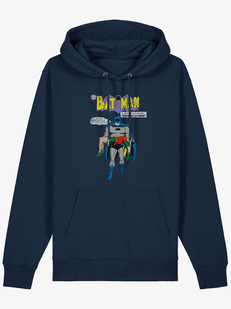Hoodie Man - BATMAN & ROBIN Marineblauw - Kiabi
