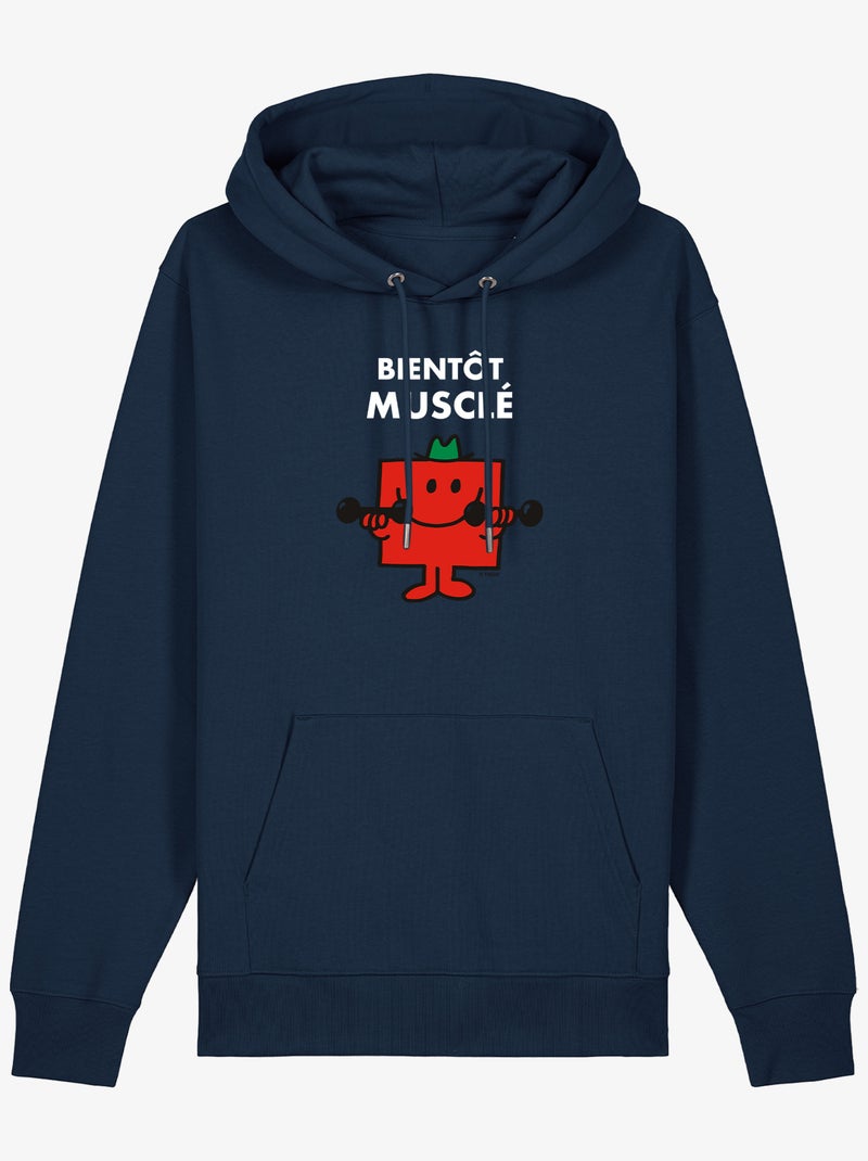 Hoodie Man - BIENTOT MUSCLE Marineblauw - Kiabi
