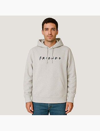 Hoodie Man - FRIENDS LOGO BLACK