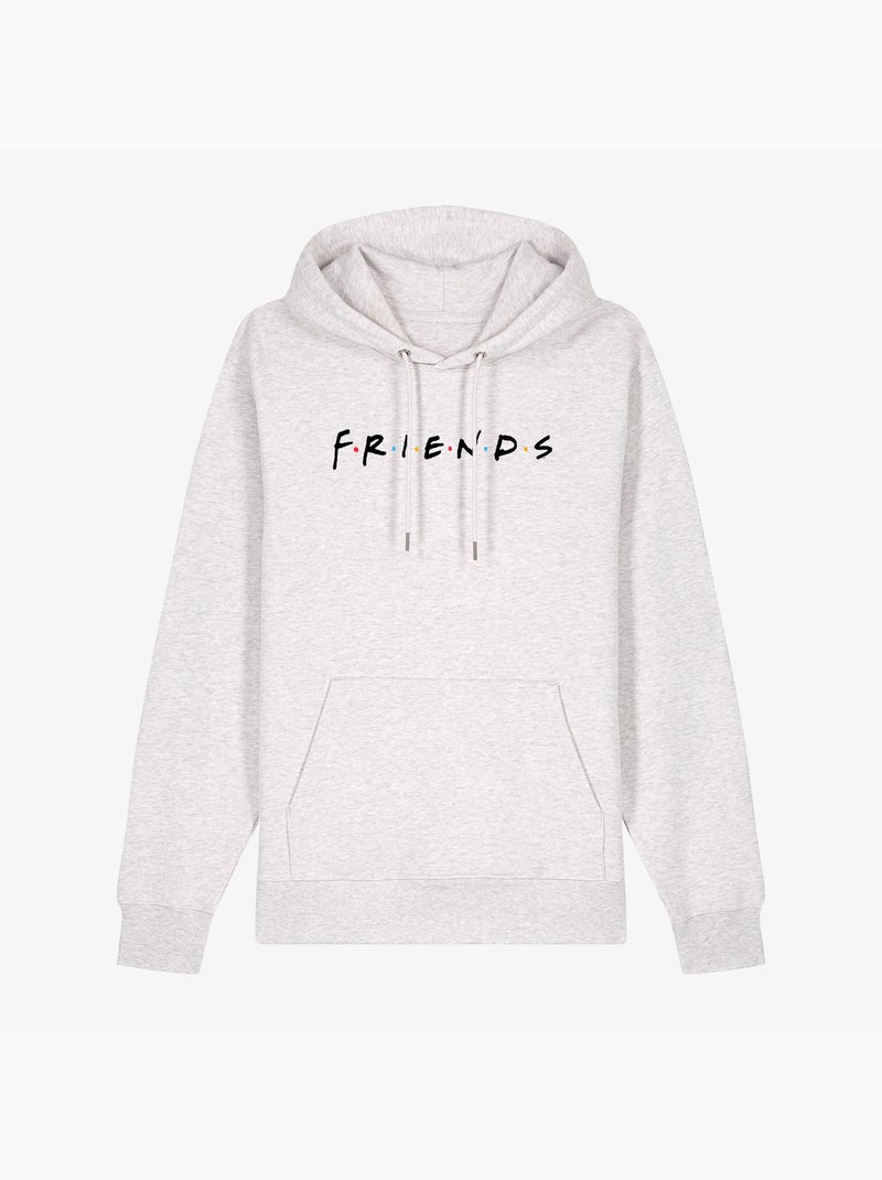 Hoodie Man - FRIENDS LOGO BLACK Wit - Kiabi