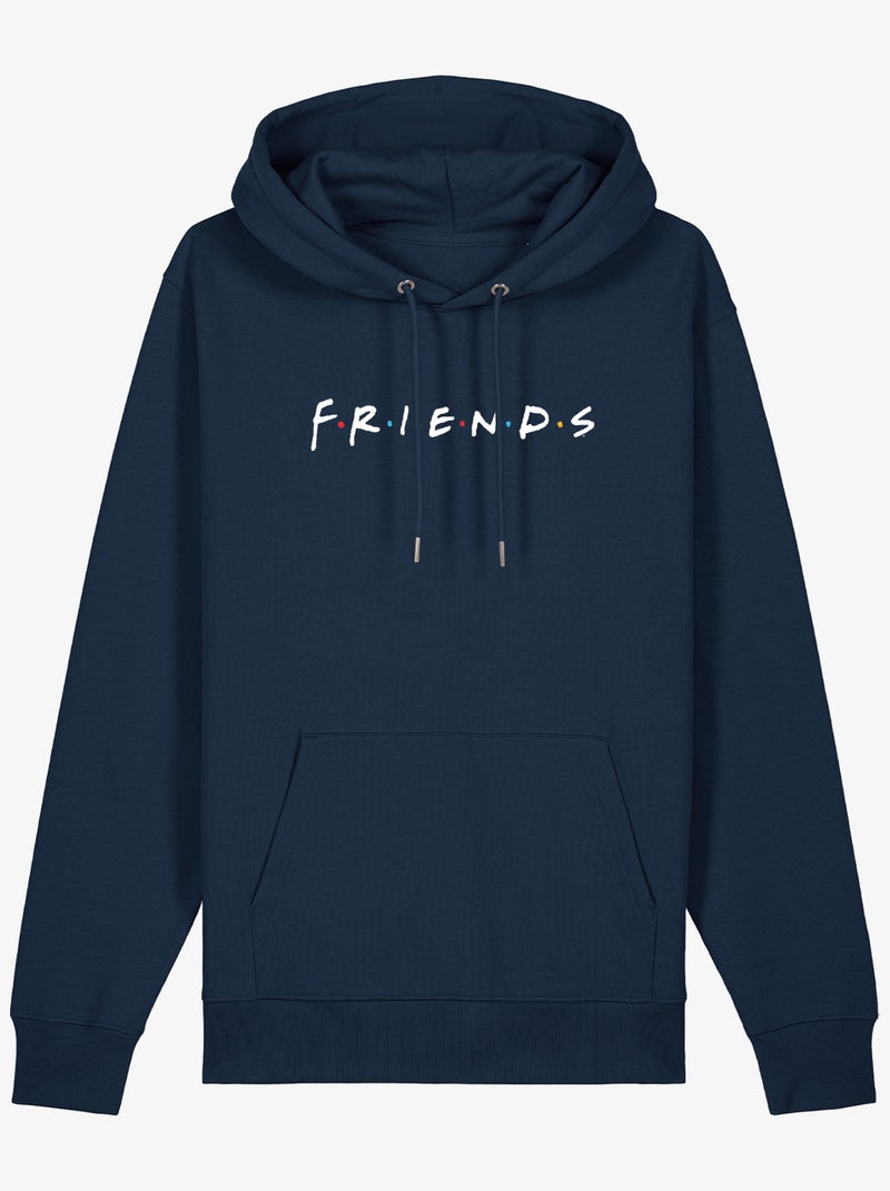 Hoodie Man - FRIENDS LOGO Marineblauw - Kiabi