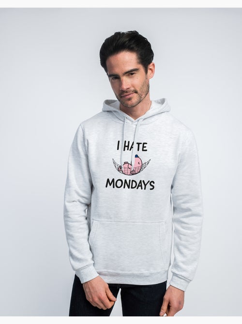 Hoodie Man - I HATE MONDAYS - Kiabi Hoodie Man - I HATE MONDAYS - Kiabi