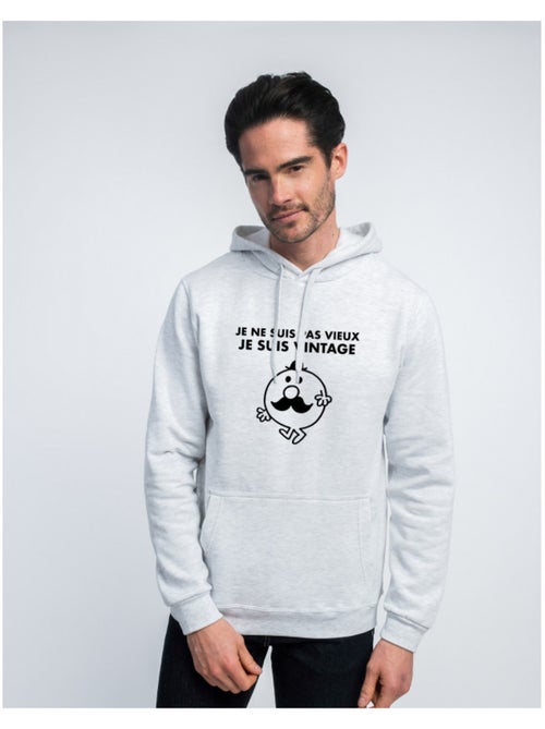 Hoodie Man - JE NE SUIS PAS VIEUX JE SUIS VINTAGE - Kiabi Hoodie Man - JE NE SUIS PAS VIEUX JE SUIS VINTAGE - Kiabi