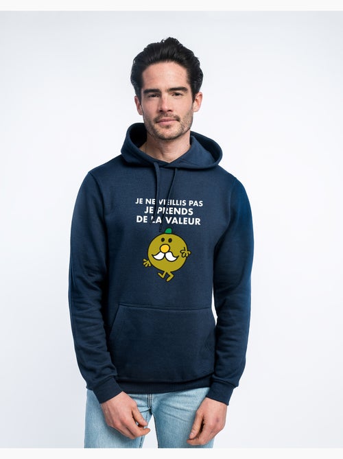 Hoodie Man - JE NE VIEILLIS PAS JE PRENDS DE LA VALEUR - Kiabi Hoodie Man - JE NE VIEILLIS PAS JE PRENDS DE LA VALEUR - Kiabi