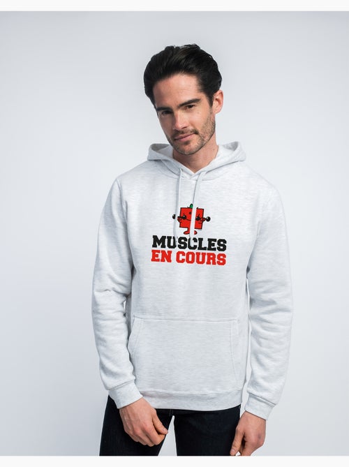 Hoodie Man - MUSCLES EN COURS - Kiabi Hoodie Man - MUSCLES EN COURS - Kiabi