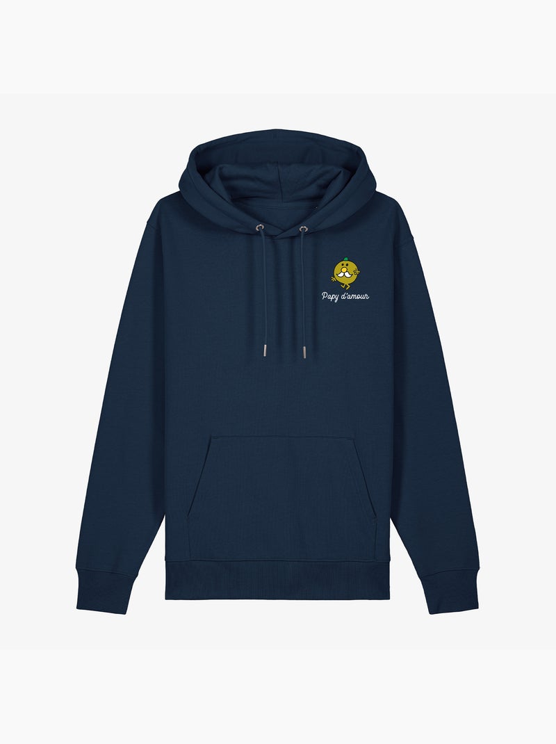 Hoodie Man - PAPY D AMOUR COEUR Marineblauw - Kiabi