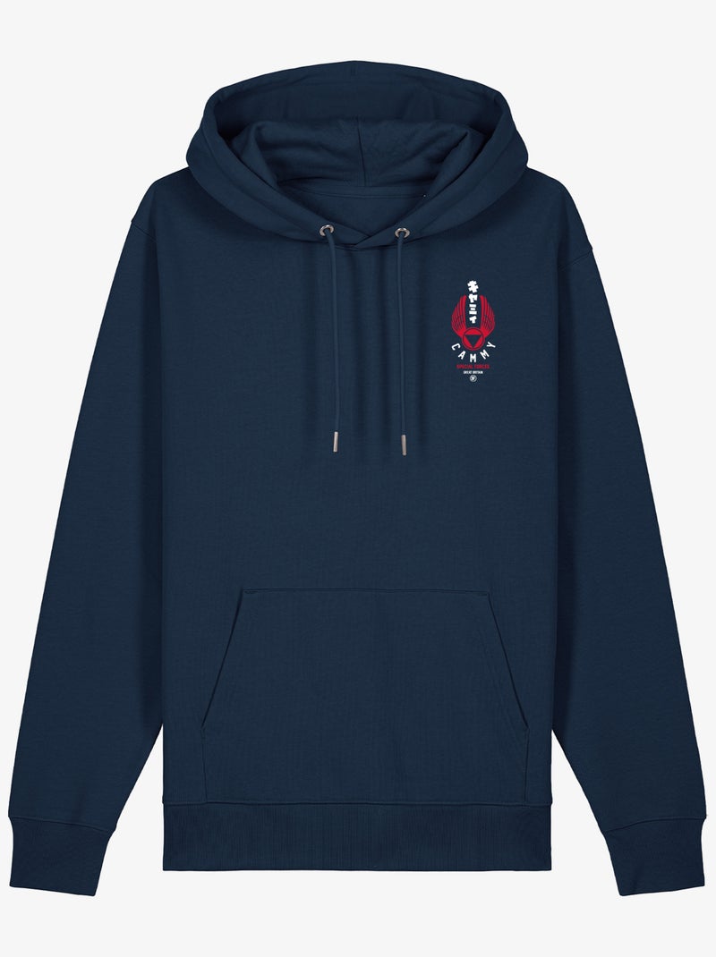 Hoodie Man - STREET FIGHTER SPECIAL FORCES CŒUR Marineblauw - Kiabi