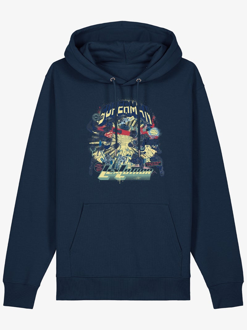 Hoodie Man - SUPERMAN LEX LUTHOR Marineblauw - Kiabi