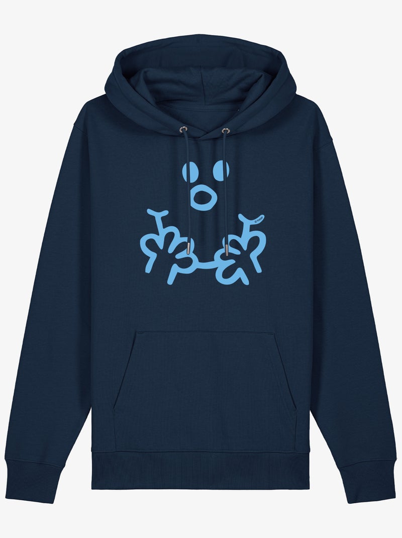 Hoodie Man - VISAGE MONSIEUR Marineblauw - Kiabi
