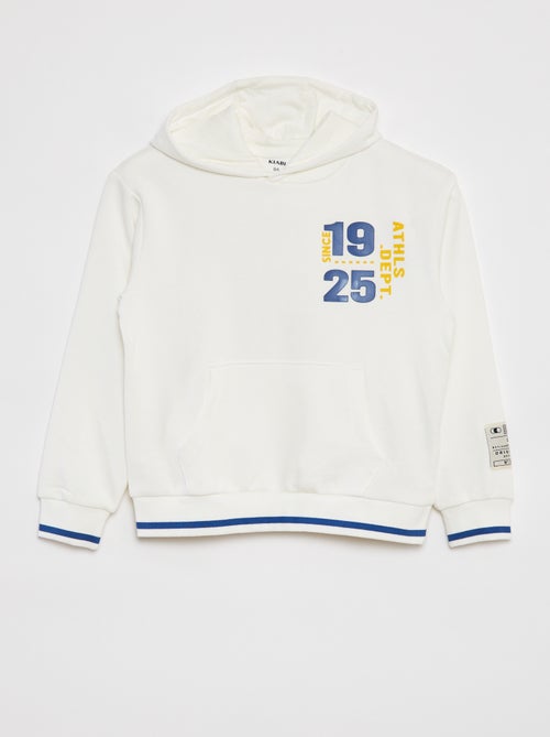 Hoodie met applicatie - Kiabi