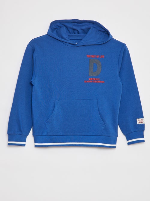 Hoodie met applicatie - Kiabi