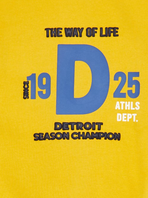 Hoodie met applicatie - Kiabi