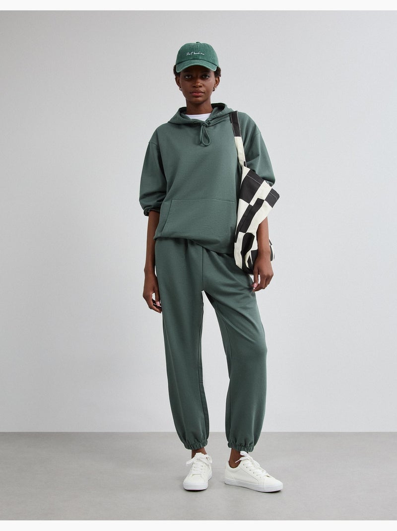 Hoodie met capuchon, mo fashion Groen - Kiabi