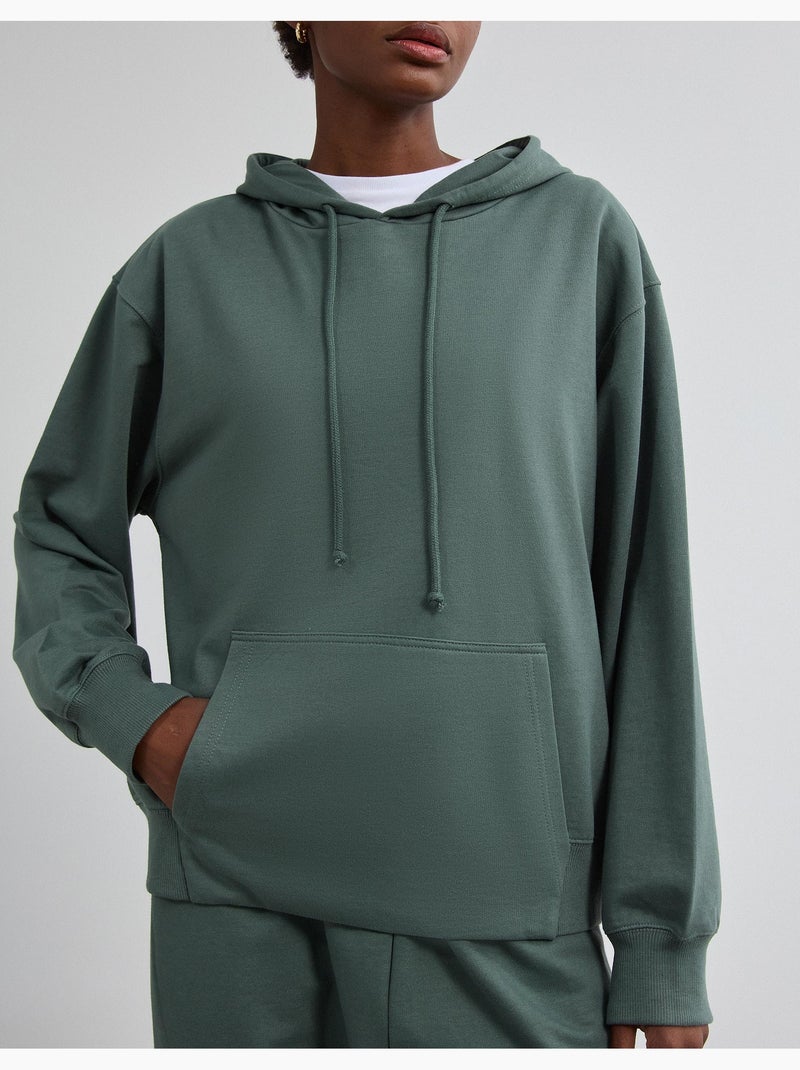 Hoodie met capuchon, mo fashion Groen - Kiabi