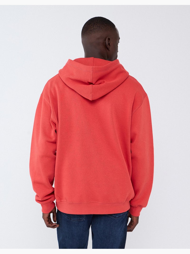 Hoodie met capuchon, mo fashion Rood - Kiabi