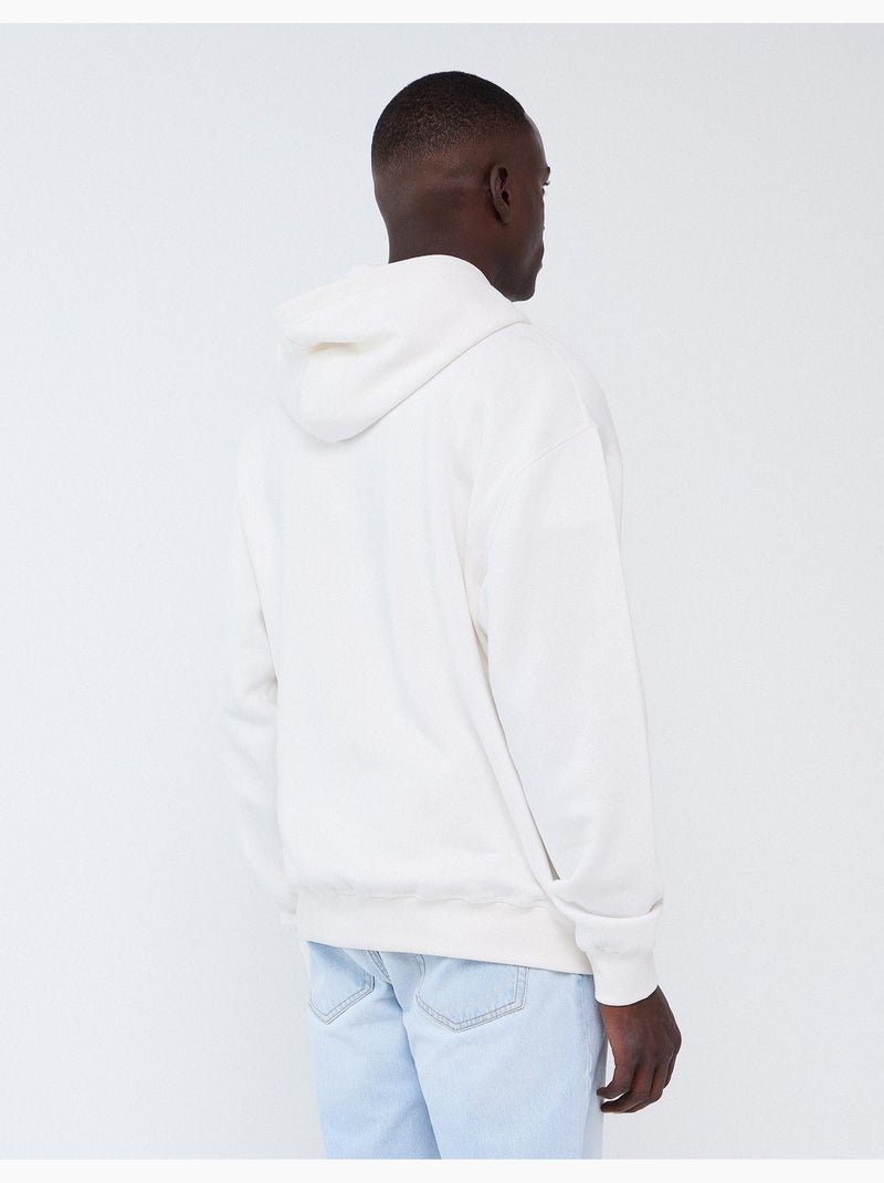 Hoodie met capuchon, mo fashion Wit - Kiabi