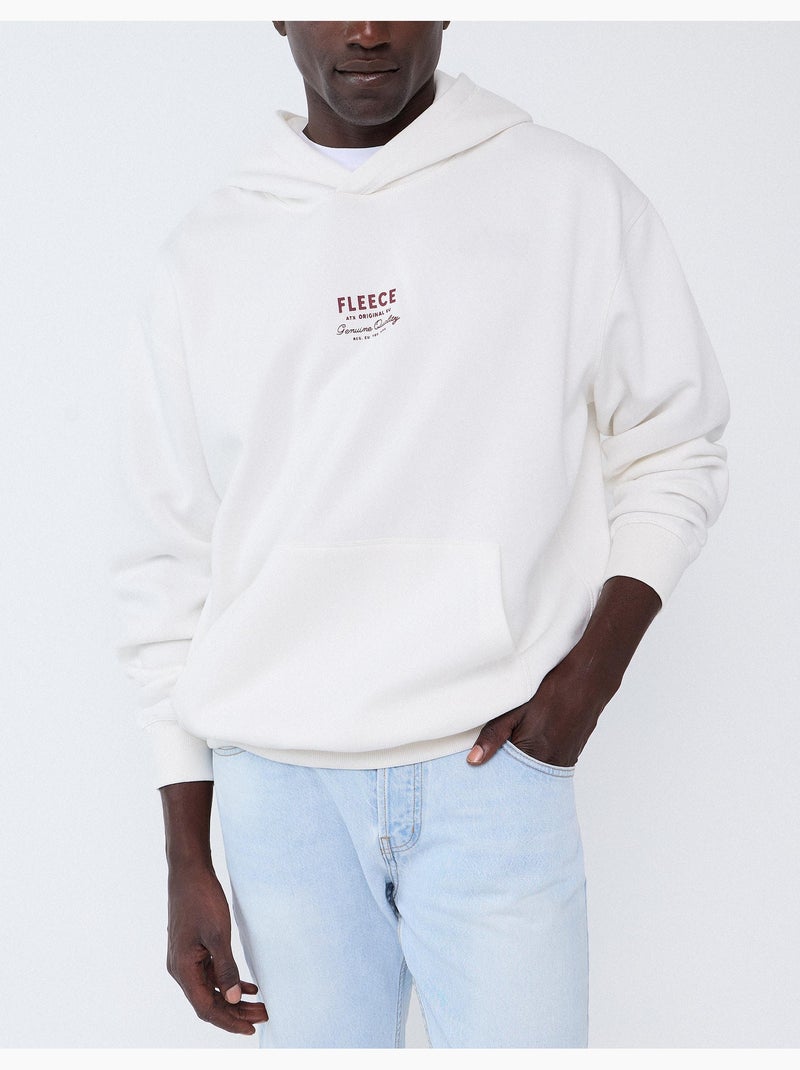 Hoodie met capuchon, mo fashion Wit - Kiabi