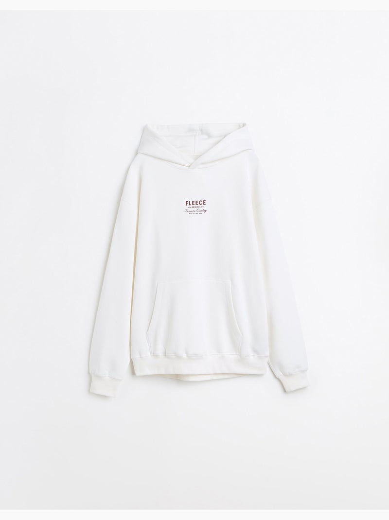 Hoodie met capuchon, mo fashion Wit - Kiabi