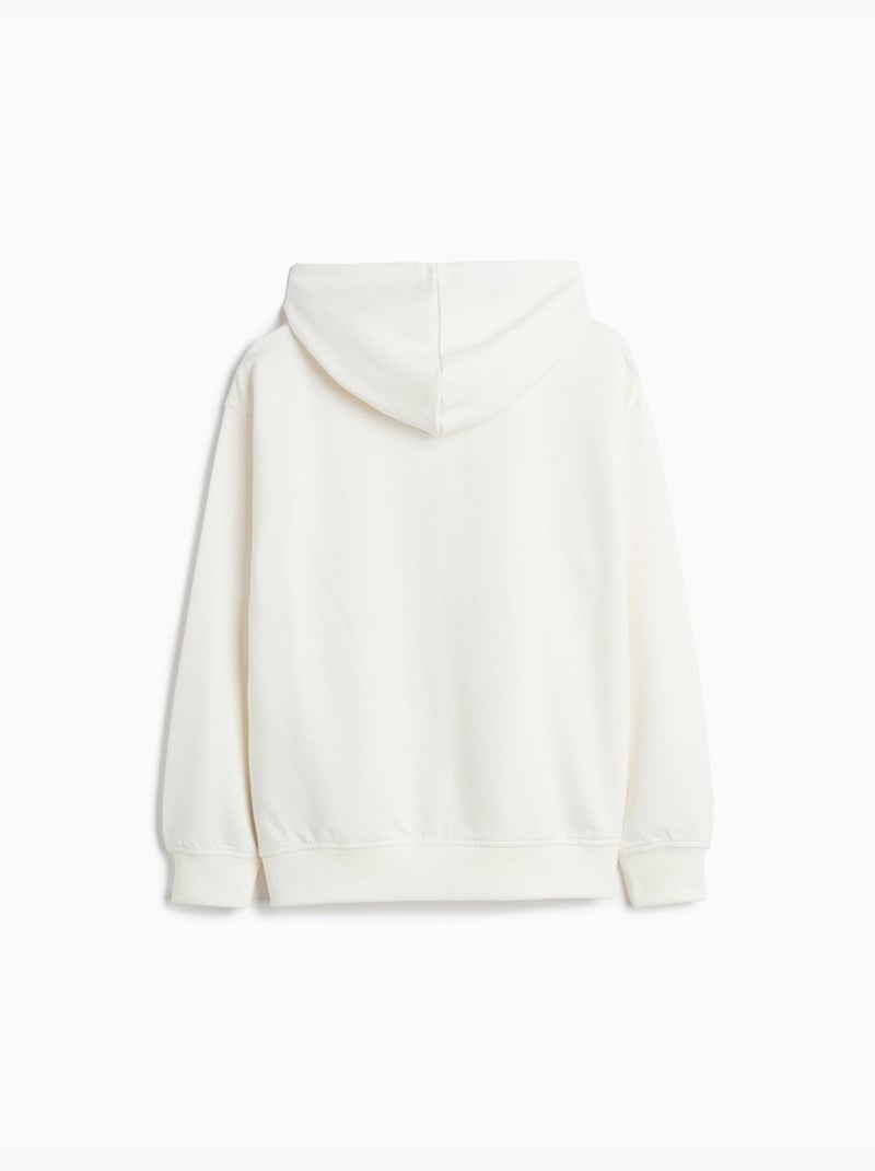 Hoodie met capuchon, mo fashion Wit - Kiabi