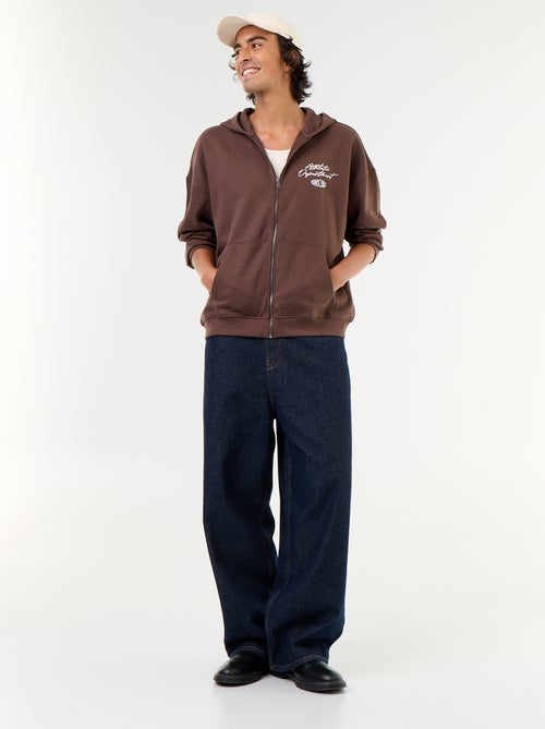 Hoodie met dubbelzijdige opdruk - Kiabi Hoodie met dubbelzijdige opdruk - Kiabi