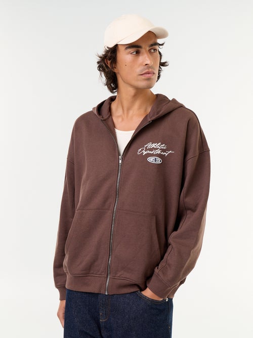 Hoodie met dubbelzijdige opdruk - Kiabi Hoodie met dubbelzijdige opdruk - Kiabi