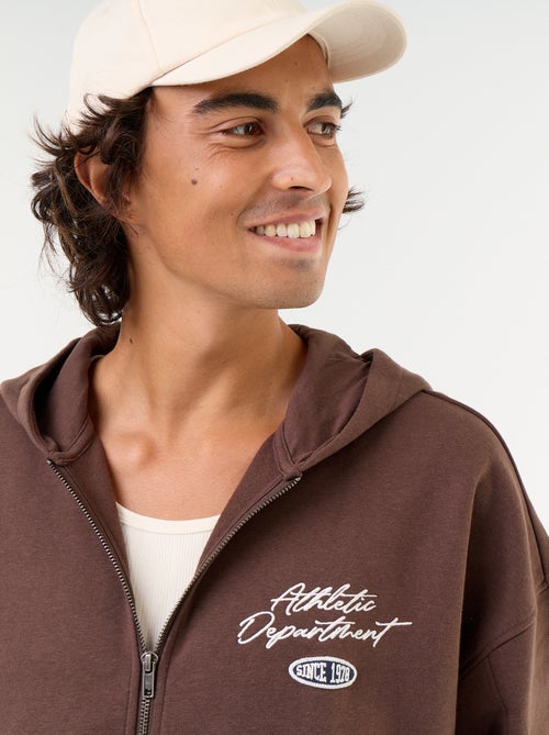 Hoodie met dubbelzijdige opdruk - Kiabi Hoodie met dubbelzijdige opdruk - Kiabi