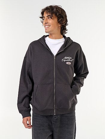 Hoodie met dubbelzijdige opdruk