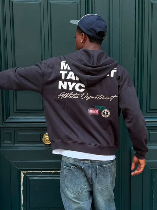 Hoodie met dubbelzijdige opdruk - Kiabi Hoodie met dubbelzijdige opdruk - Kiabi
