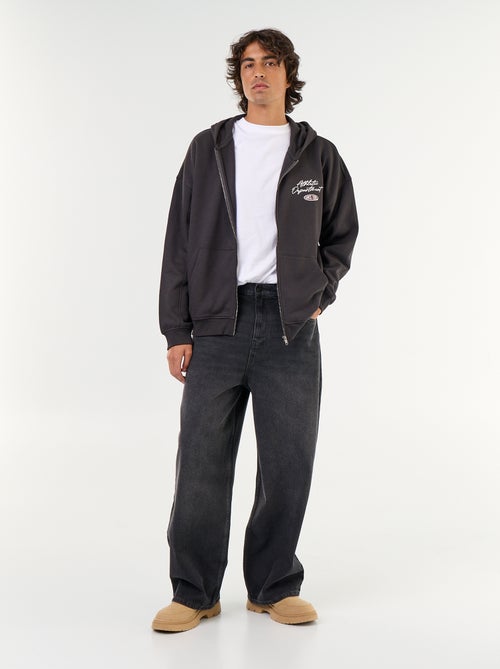 Hoodie met dubbelzijdige opdruk - Kiabi Hoodie met dubbelzijdige opdruk - Kiabi