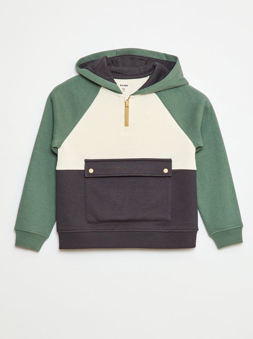Hoodie met klepzakje - So Easy - Kiabi