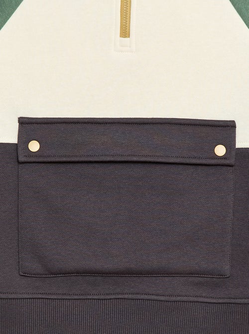 Hoodie met klepzakje - So Easy - Kiabi