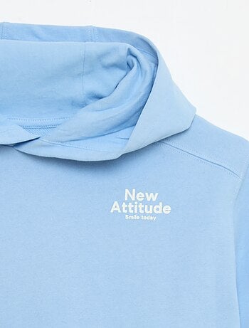 Hoodie met korte mouwen