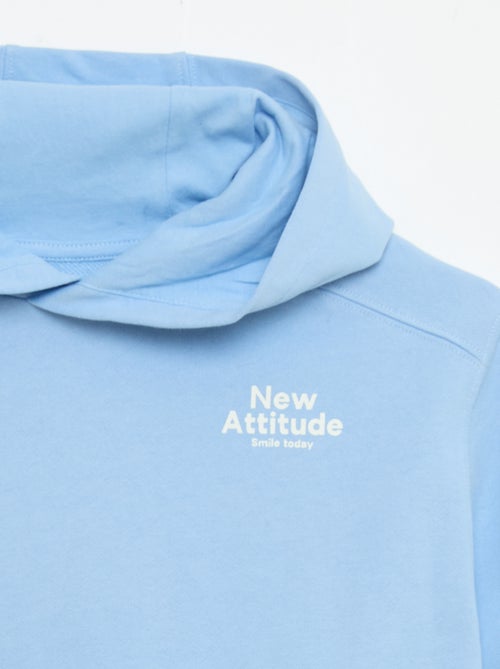 Hoodie met korte mouwen - Kiabi