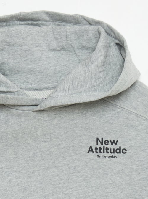 Hoodie met korte mouwen - Kiabi