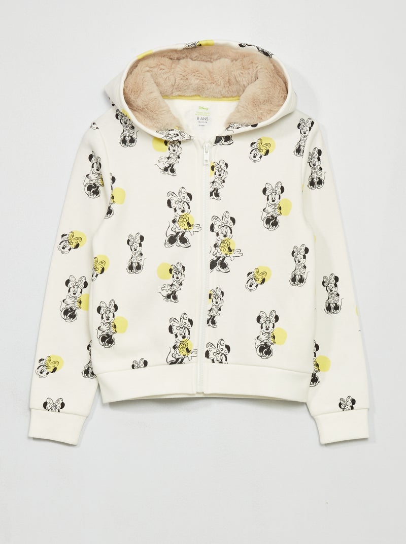 Hoodie met print 'Minnie' BIEGE - Kiabi