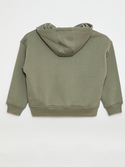 Hoodie met reliëfprint - Kiabi