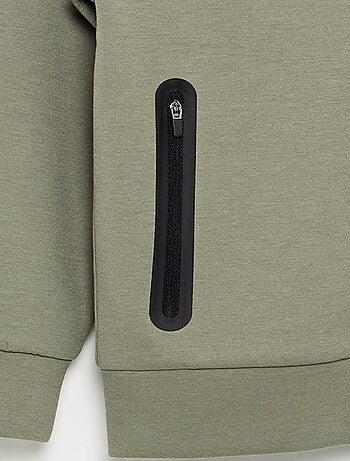 Hoodie met rits en 2 ritszakken