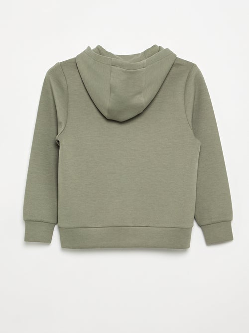 Hoodie met rits en 2 ritszakken - Kiabi