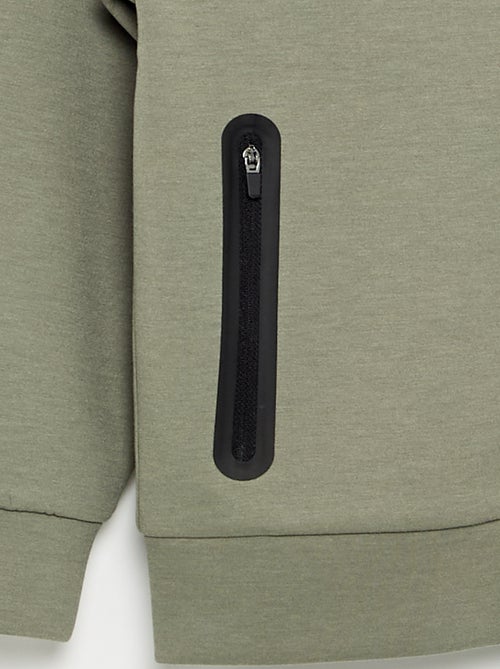 Hoodie met rits en 2 ritszakken - Kiabi