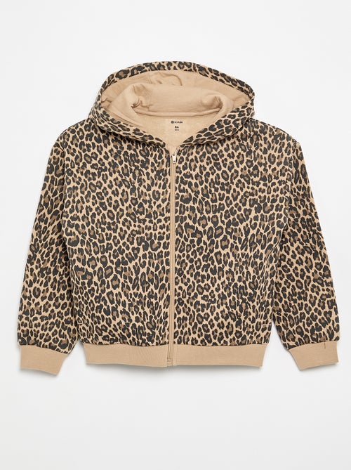 Hoodie met rits en print - Kiabi Hoodie met rits en print - Kiabi