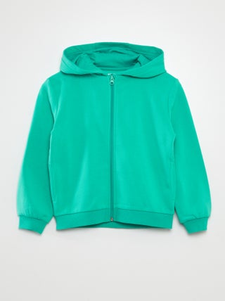 Hoodie met rits