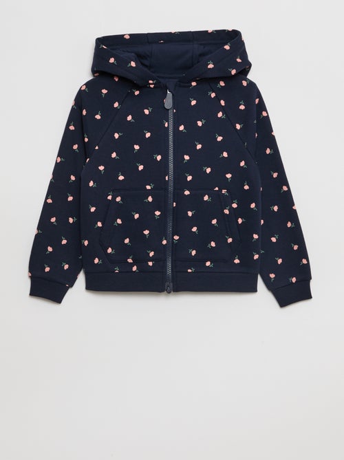 Hoodie met ritssluiting en magneetsluiting - gemakkelijk aan te trekken collectie - Kiabi