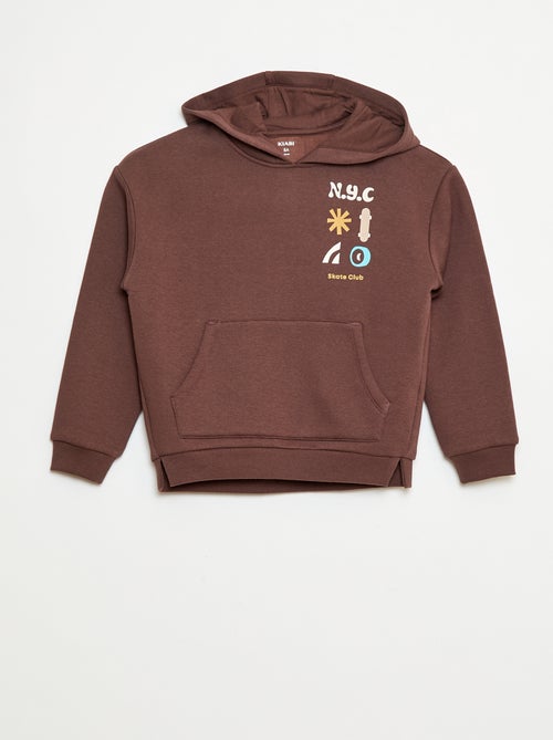 Hoodie met skateprint - Kiabi