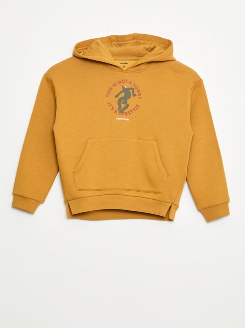 Hoodie met skateprint - Kiabi